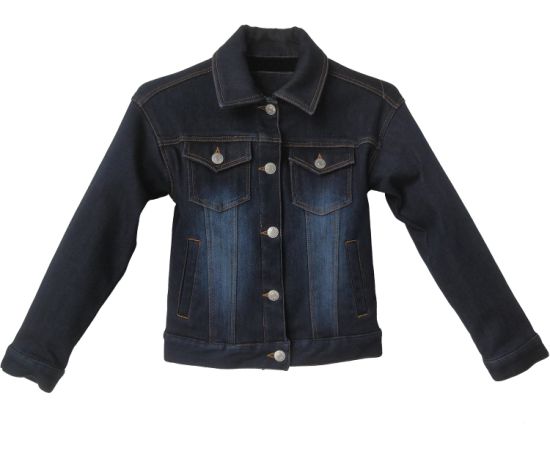 Chic Style Cold Protective Kid Denim Jackets Heavy Jackets