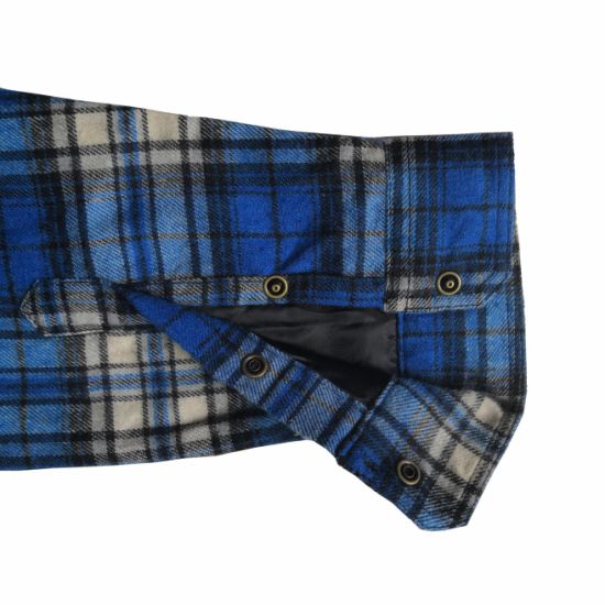 Plaid Jacket Cotton Filled Jackets, Heavy Duty Jackets, Men′s Plaid Shirt