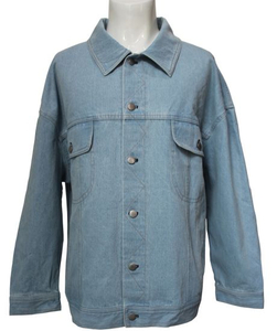 Men′s Light Blue Wash Denim Jackets, Oversized Size Denim Jackets