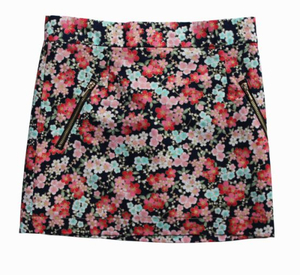 Factory Price Hot Sales Fashion Floral Skirt Women′s Miniskirt