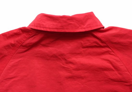 Custom Men′s Red and Gray Color Block Windbreaker Jackets