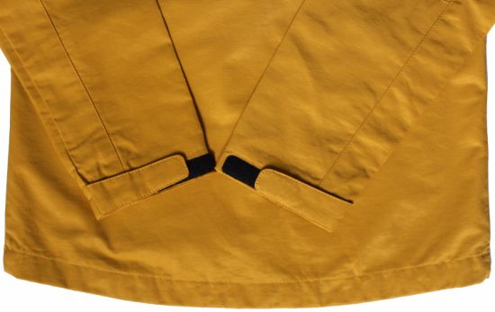 New Arrival Zip Fastening Saffron Yellow Hooded Coat for Children