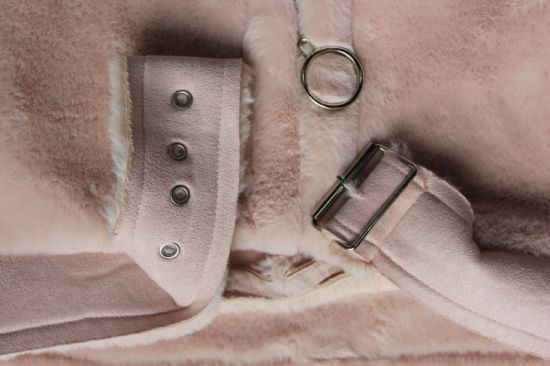 Pink Coat, Winter Warm Loose Faux Suede Outwear Coat for Women
