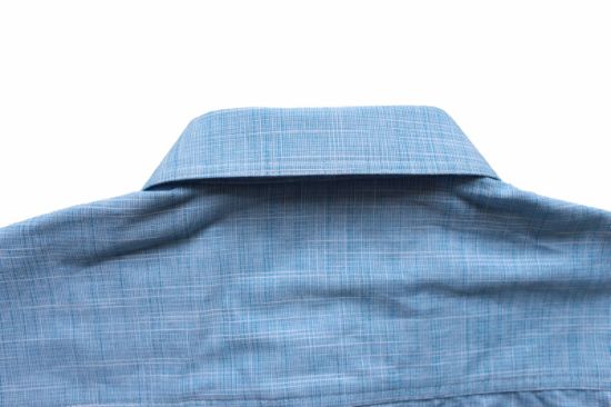 Factory Price Long Sleeves Shirts Blue and White Stripe Shirts for Men