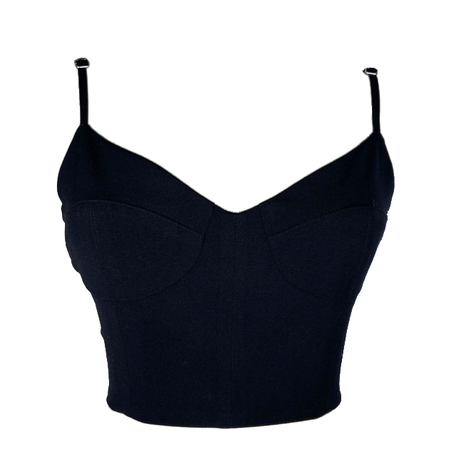New style wholesale womens adjustable strap bra tank top short lady crop tops