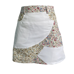 Fashion floral short girl ladies skirt 